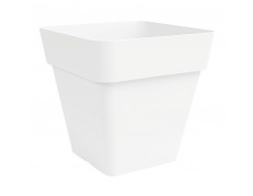 Nicoli 30x30x27cm vazonas Arkè Quadro 30, baltos spalvos