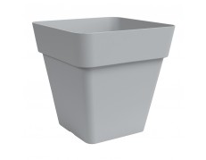 Nicoli 30x30x27cm vazonas Arkè Quadro 30, pilkos spalvos