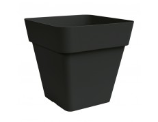 Nicoli 30x30x27cm vazonas Arkè Quadro 30, antracito spalvos