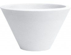 Nicoli ø50x29cm vazonas Chiron 50 baltos spalvos