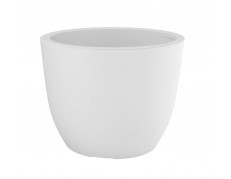 Nicoli Ø38x30cm vazonas su išimamu konteineriu Conca Style 38, baltos spalvos