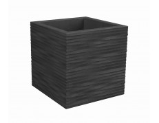 Nicoli 30x30x30cm vazonas Elegance Quadro 30 antracito spalvos