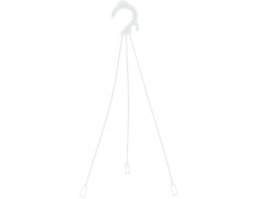 Nicoli kablys vazonui 48cm baltos spalvos