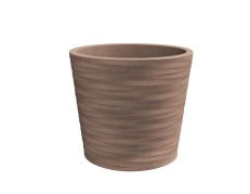 Nicoli ø40x35cm vazonas Hermes 40 tabako spalvos