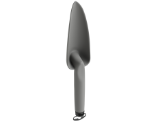 Siauras kastuvėlis GAIA 01, šviesiai pilkos spalvos