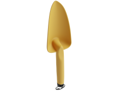 Platus kastuvėlis GAIA 02, oranžinės spalvos