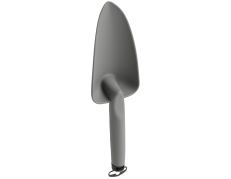 Platus kastuvėlis GAIA 02, šviesiai pilkos spalvos