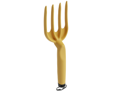 Šakutė GAIA 04, oranžinės spalvos