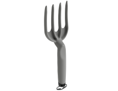 Šakutė GAIA 04, šviesiai pilkos spalvos