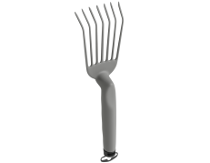 Grėbliukas GAIA 05, šviesiai pilkos spalvos