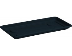 Nicoli 94x40x7cm lėkštelė Sottocassetta Mega 100, antracito spalvos