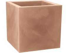 Nicoli 40x40x40cm vazonas Modus Quadro 40 tabako spalvos