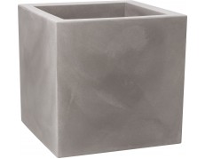 Nicoli 40x40x40cm vazonas Modus Quadro 40 pelenų spalvos