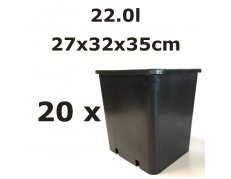 27x32x35CM 22,0L vazonas QUADRO, 20vnt.