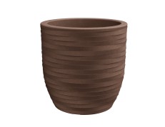 Nicoli ø40x40cm vazonas Rhea 40 rūdinto plieno spalvos