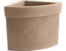 Nicoli 40x40x40cm kampinis vazonas Themis 40 tabako spalvos