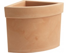 Nicoli 40x40x40cm kampinis vazonas Themis 40 molio spalvos