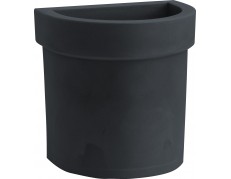 Nicoli 40x28x40cm pusinis vazonas Themis 40 antracito spalvos