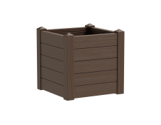 Teraplast 42x42x40cm vazonas su vandens rezervuaru Trama 001, moka spalvos