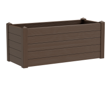 Teraplast 100x42x40cm vazonas su vandens rezervuaru Trama 002, moka spalvos