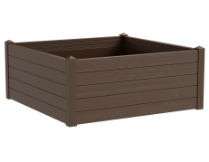 Teraplast 100x100x40cm vazonas su vandens rezervuaru Trama 003, moka spalvos