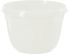 Nicoli vazonas TWIST 18 baltos spalvos