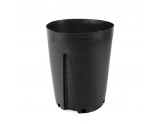 20x26cm 6,5l vazonas Vivaio Lungo su apsauga nuo šaknų sukimosi, juodas