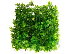 Augalų su žiedais kompozicijos segmentas, 50x50cm