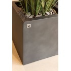 fleur ami 30x30x34cm vazonas Division Lite Cube, concrete anthracite