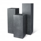 fleur ami 35x35x100cm vazonas Division Lite Column, concrete anthracite