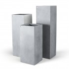 fleur ami 35x35x80cm vazonas Division Lite Column 80, concrete stone gray