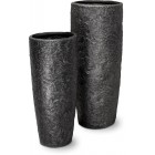 fleur ami Ø35x79cm vazonas Rocky vase 79, black granite