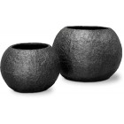 fleur ami Ø60x43cm vazonas Rocky Globe 60, black granite