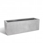 fleur ami 100x45x45cm lovelis Division Lite Planter Box, concrete stone gray