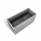 fleur ami 80x35x35cm lovelis Division Lite Planter Box, concrete stone gray