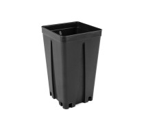 9x9x13CM 0,9L vazonas QUADRO su apsauga nuo šaknų susisukimo