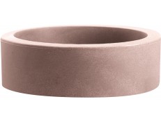 Nicoli ø25x12cm vazonas Echo 25 tabako spalvos