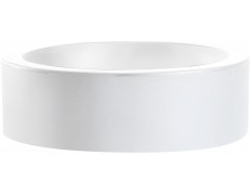 Nicoli ø25x12cm vazonas Echo 25 baltos spalvos