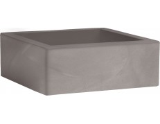 Nicoli 25x25x12cm vazonas Minos 25 pelenų spalvos